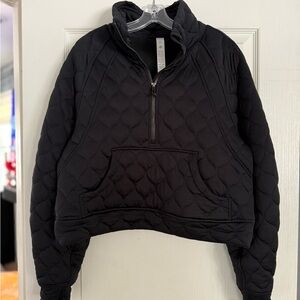 lululemon athletica Black Quilted Scuba